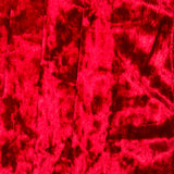 Velours glacé froissé - Rouge