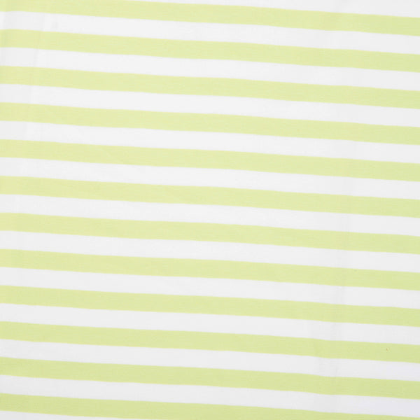 Cotton Lycra Knit Print - IMA-GINE F21 - Stripes - Limoncello
