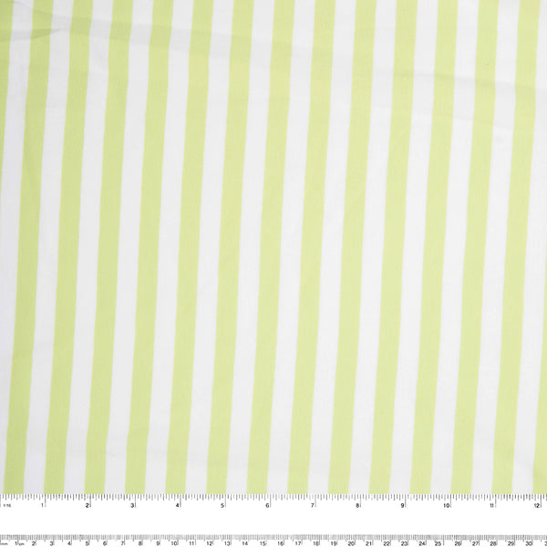 Cotton Lycra Knit Print - IMA-GINE F21 - Stripes - Limoncello