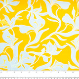 Cotton Lycra Knit Print - IMA-GINE F21 - Lily - Yellow