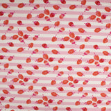 Cotton Lycra Knit Print - IMA-GINE F21 - Strawberry - Red