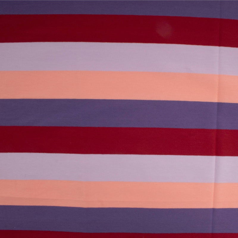Cotton Lycra Knit Print - IMA-GINE F21 - Sripes - Pink