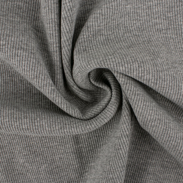 Rib Knit - 2X1 - Grey