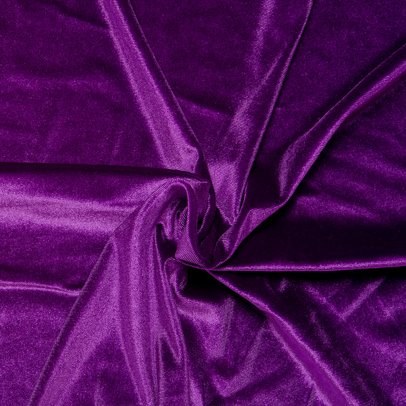 Stretch Velvet Purple