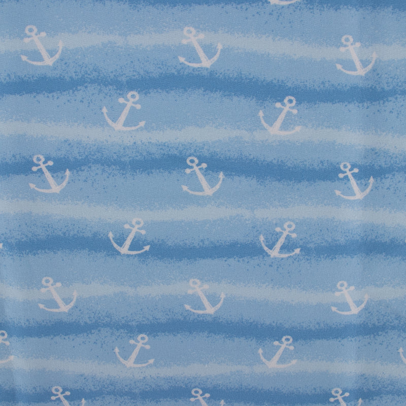 Printed French Terry - IMA-GINE F22 - Anchor - Blue