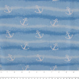 Printed French Terry - IMA-GINE F22 - Anchor - Blue