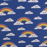 Tricot à  bouclettes imprimé - IMA-GINE F22 - Arc en ciel - Marine