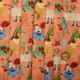 ORGANIC Cotton Lycra Printed Knit - Wizard of Oz - Blue