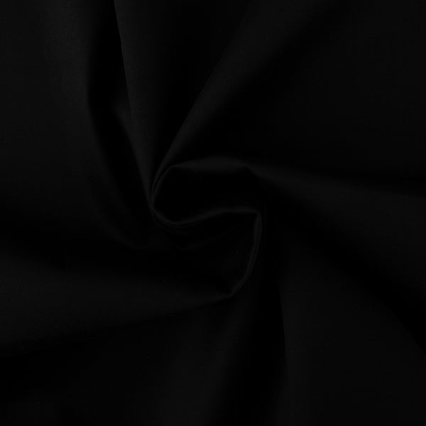 Solid Stretch Sateen - Black
