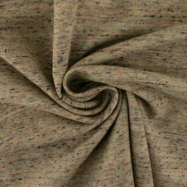 Printed Sweatshirt Fleece - FANTASMIC - Marble - Green