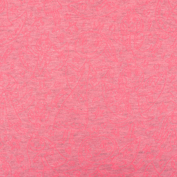 Printed Sweatshirt Fleece - FANTASMIC - Princess - Pink