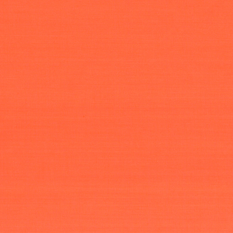 Bright Orange Polyester Poplin Fabric