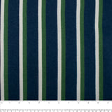 CHELSEA Flannelette Print - Stripes - Midnight / Green