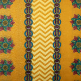 CHELSEA Flannelette Print - Herringbone stripes - Orange