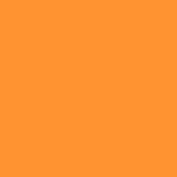 Flanellette unie - Orange