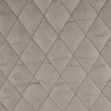 Quilted Polyester Lining - Silver