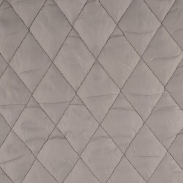 Quilted Polyester Lining - Silver