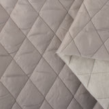 Quilted Polyester Lining - Silver