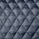 Quilted Satin Lining - Navy