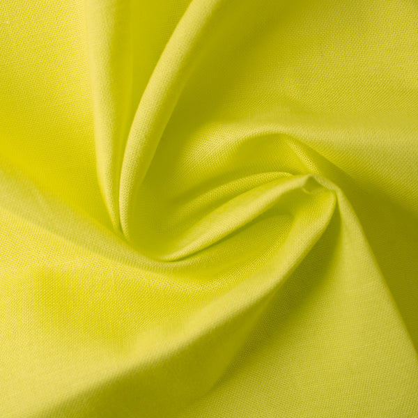 Pure Cotton Sheeting - Highlight yellow