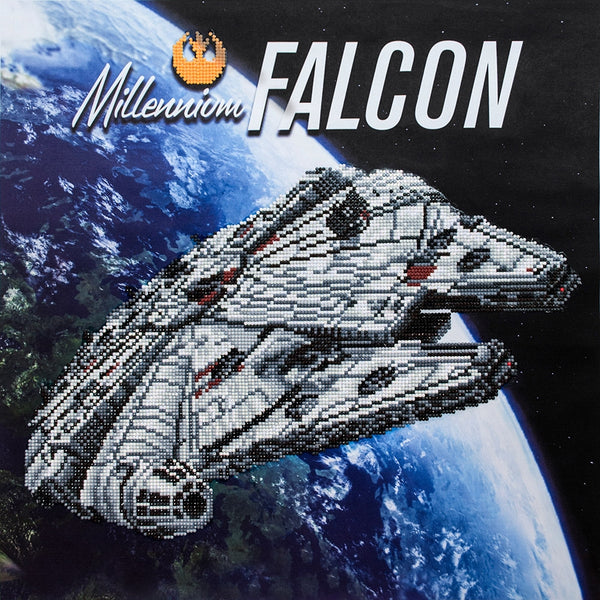 DIAMOND DOTZ® Star Wars Millennium Falcon Diamond Painting Kit