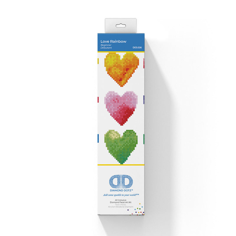 DIAMOND DOTZ® Beginner - Love Rainbow