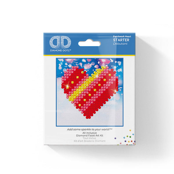 DIAMOND DOTZ® Starter Kit -Patchwork Heart