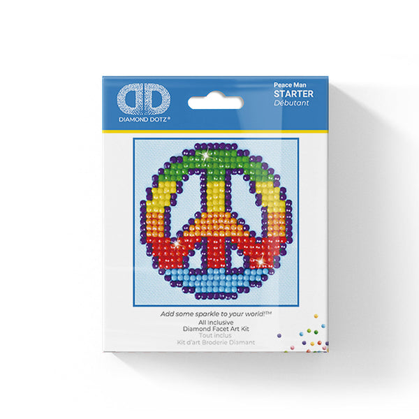 DIAMOND DOTZ® Starter Kit -Peace Man