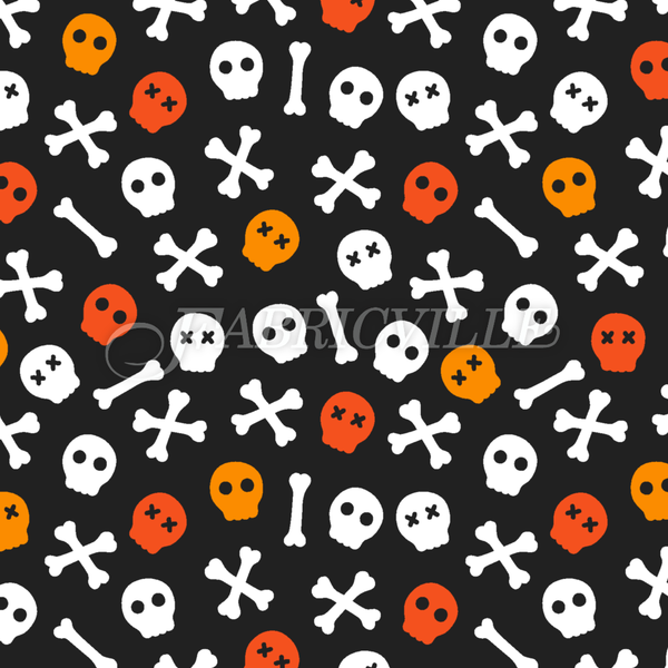 Halloween Scull And Bones