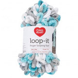 RED HEART LOOP-IT YARN - MINT TO BE