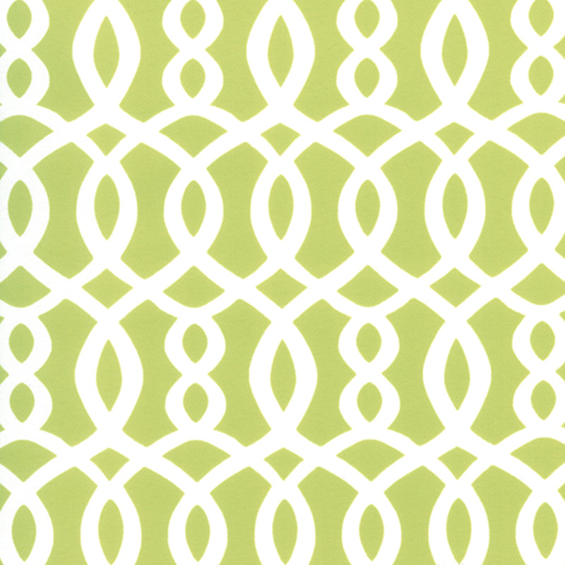 12 x 12 inch Swatch - Home Decor Fabric - Signature Maddy 1042 - green, white