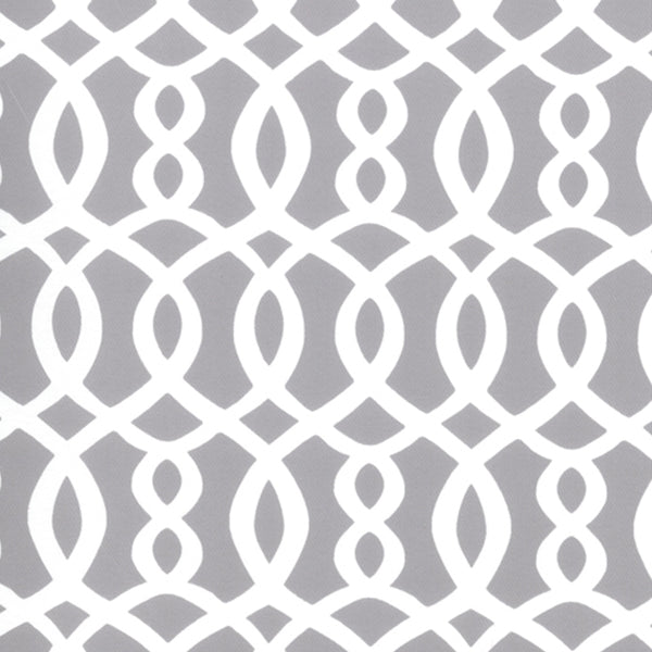 12 x 12 inch Swatch - Home Decor Fabric - Signature Maddy 1067 - grey, white