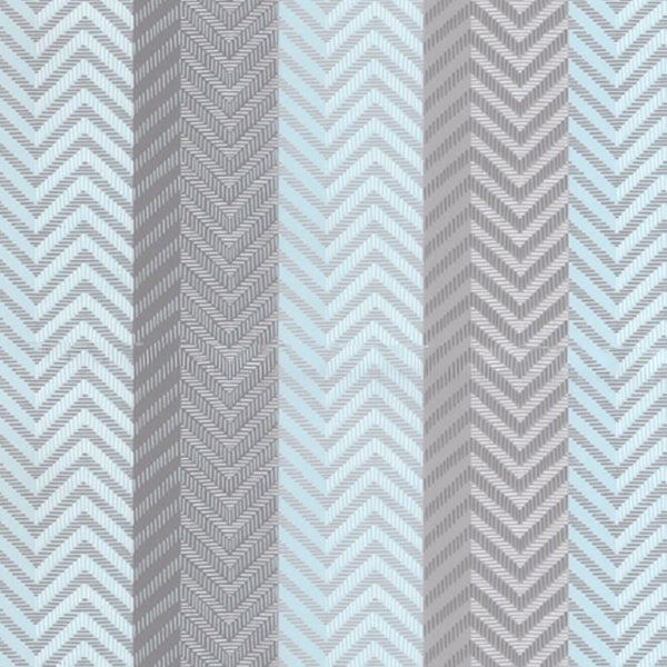 12 x 12 po Échantillon - Tissu décor maison - Signature Malavita 1092 - bleu pâle, gris
