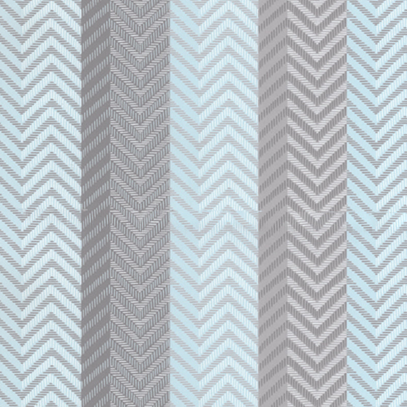 Tissu décor maison - Signature Malavita 1092 - bleu pâle, gris