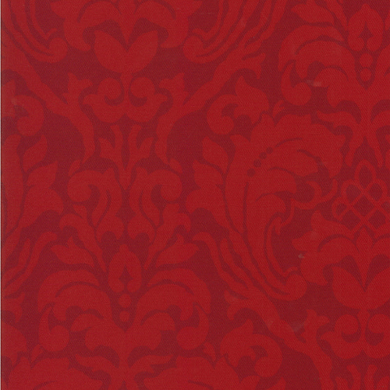 12 x 12 po Échantillon - Tissu décor maison - Signature Matheo 1046 - rouge
