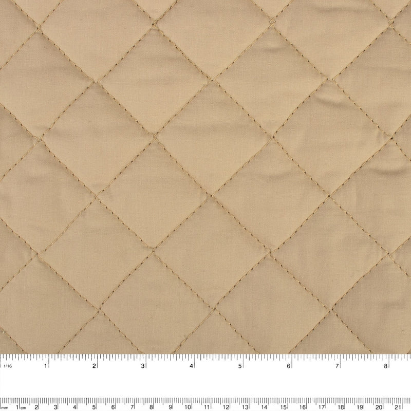 Quilted Back to Back Broadcloth - Sand