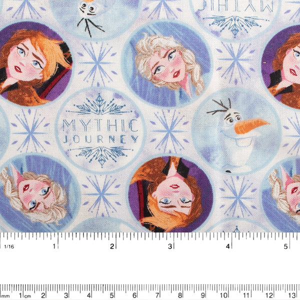 Licensed Cotton Print - Frozen - Light blue