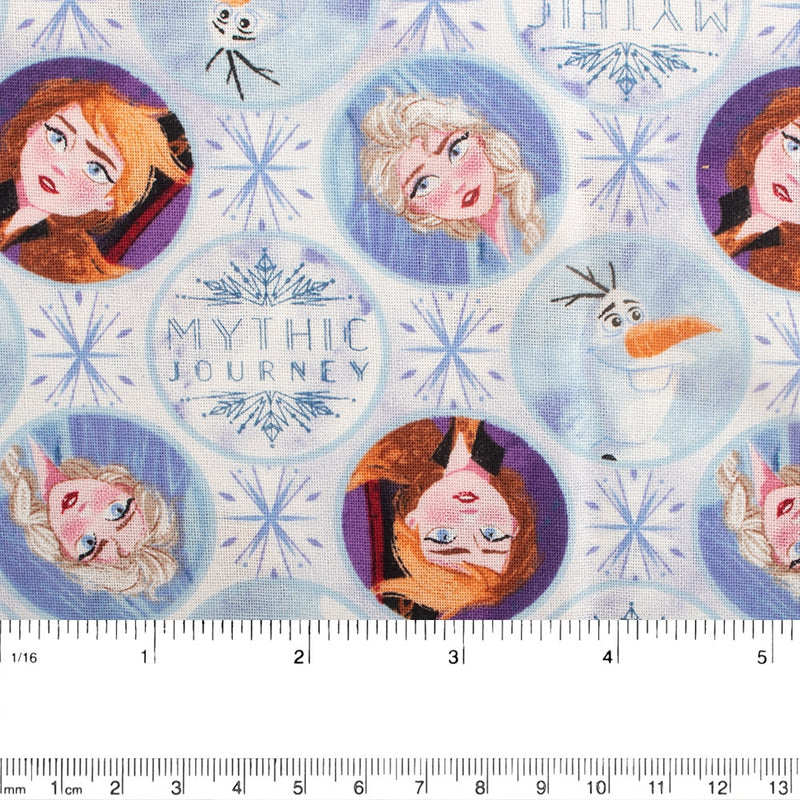 Licensed Cotton Print - Frozen - Light blue