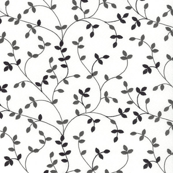 Tissu décor maison - Seduction B27 - black, grey, white
