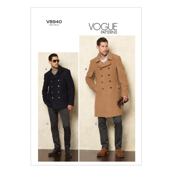 V8940 Veston et pantalon - Hommes (Grandeur : 34-36-38-40)