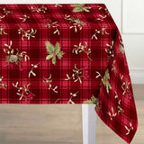 Tablecloth - Holly Plaid - Red