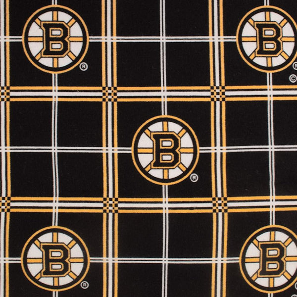 Boston Bruins - Flanellette imprimée LNH - Logo