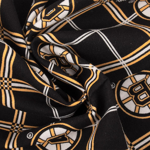 Boston Bruins - NHL Flannelette Print - Logo