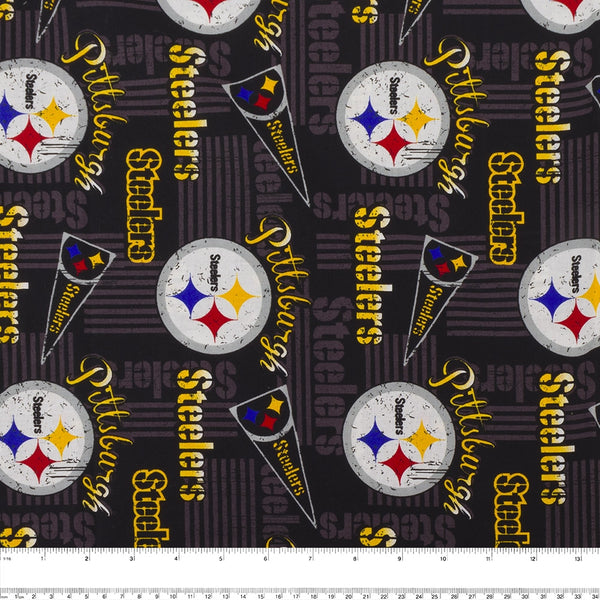 Steelers de Pittsburgh - Coton imprimé de la LNF