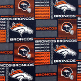 Broncos de Denver - Patchwork - Orange
