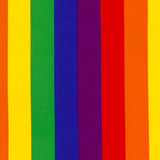 PRIDE Rainbow Stripe - Gabardine - Multicolor