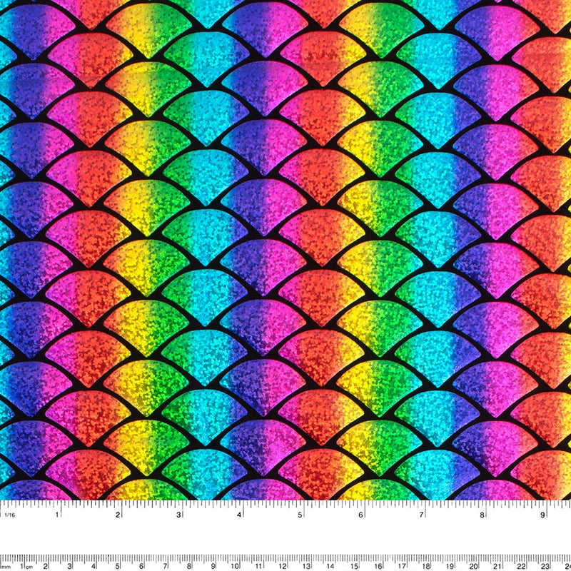 MARDI GRAS - Costuming Fabric - Scales - Multicolor