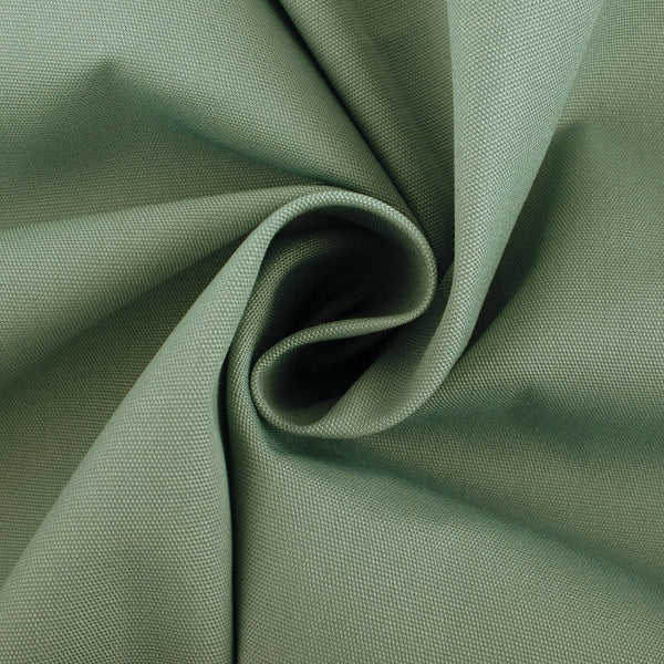 Popeline de polyester et coton - Vert hôpital