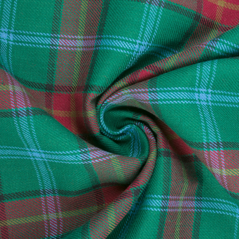 Buy Green Plaid Fabric by Yard Dark Green and Red Tartan Fabric by