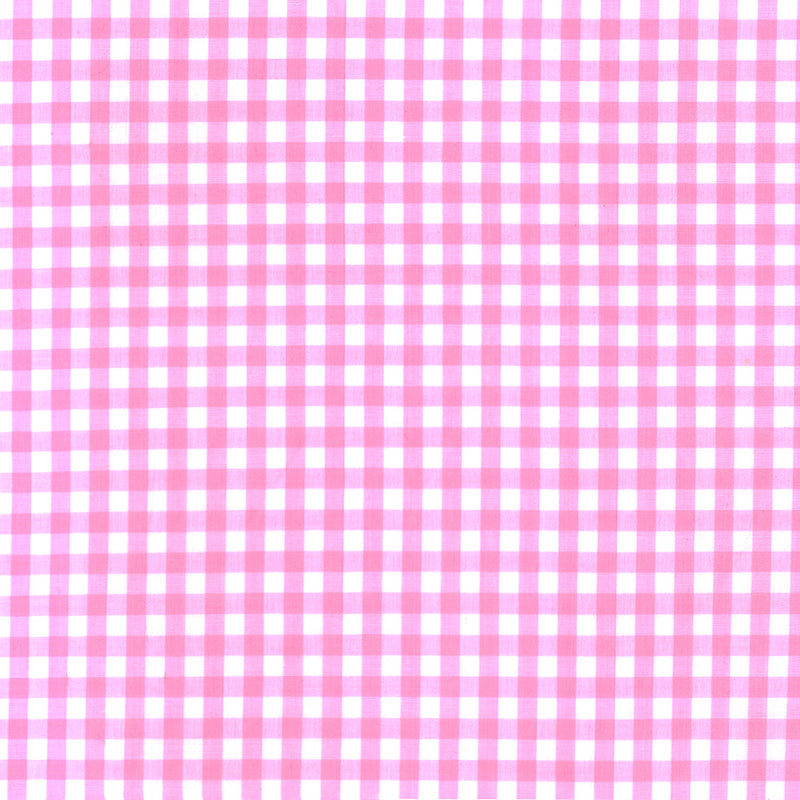 Gingham Check - Light Pink 1/4"